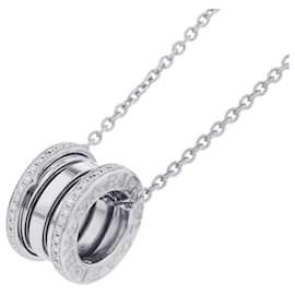 Bulgari Collana Bvlgari B-zero1 in Oro Bianco 18K e Diamanti