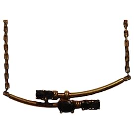 Autre Marque Collier en or jaune et saphirs