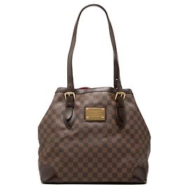 Borsa a tracolla Louis Vuitton Damier Hampstead GM