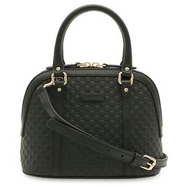 Borsa a mano in pelle Microguccissima Gucci
