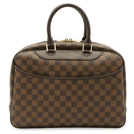 Borsa a mano Louis Vuitton Damier Deauville Bowling Vanity