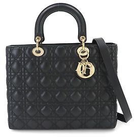 Borsa Christian Dior Cannage Lady Large