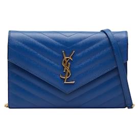 Borsa a tracolla con catena Saint Laurent Cassandra Envelope