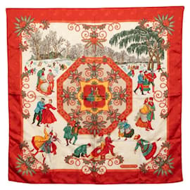 Hermès Foulard Hermes Carre 90 Winter Pleasures