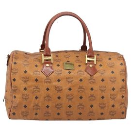 MCM Vicetos Cartella in pelle marrone