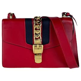 Borsa a tracolla in pelle Gucci Sylvie