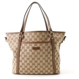 Gucci GG Canvas Leder Tote Bag