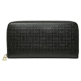 Loewe Repeat Anagram Round Long Wallet mit Reißverschluss