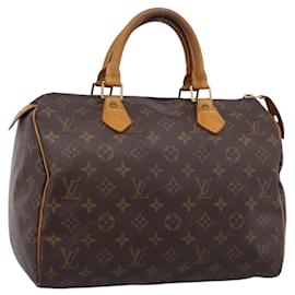 LOUIS VUITTON Monogram Speedy 30 Borsa a mano M41526 LV Auth 197604