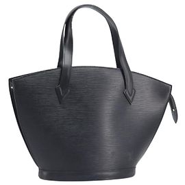 LOUIS VUITTON Epi Saint Jacques Shopping Shoulder Bag Black M52272 Auth yk20759