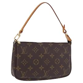 LOUIS VUITTON Monogram Pochette Accessoires Pouch M51980 LV Auth ka5831