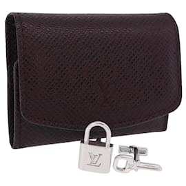 LOUIS VUITTON Gemelos Cadena & Key Cuffs Ag925 Silver LV Auth 199076V
