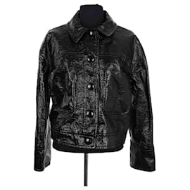 Schwarze SéZane Jacke aus Baumwolle