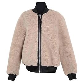 Giacca beige The Kooples in sintetico S
