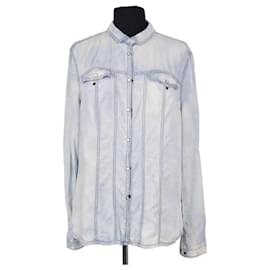 Camisa Burberry azul de algodón XL