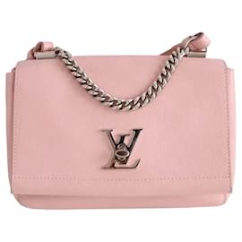 Borsa a tracolla Louis Vuitton in pelle rosa