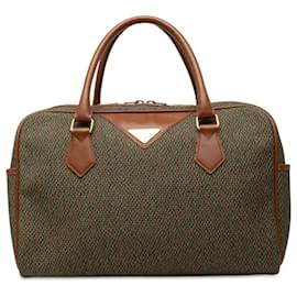 Borsa Boston Saint Laurent in PVC verde