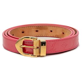 Louis Vuitton Monogram Vernis Gürtel Rosa