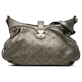 Borsa a tracolla Louis Vuitton Monogram Mahina XS Marrone