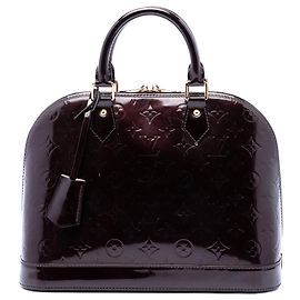 Borsa Louis Vuitton Monogram Vernis Alma PM Purple