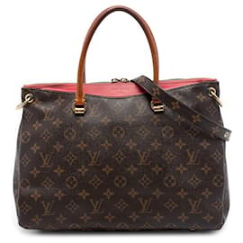 Louis Vuitton Monogram Pallas MM Satchel Tasche Braun