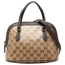 Bolso Mini GG Crystal Dome Gucci Beige