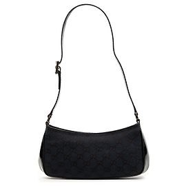Gucci GG Canvas Schultertasche Blau
