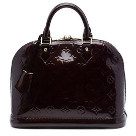 Borsa Louis Vuitton Monogram Vernis Alma PM Purple