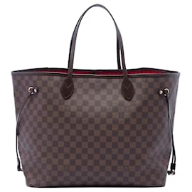 Louis Vuitton Neverfull GM Tote Bag Damier Ebene braun