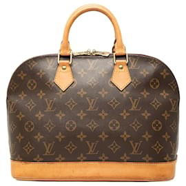 Borsa a mano Louis Vuitton Monogram Alma PM Marrone