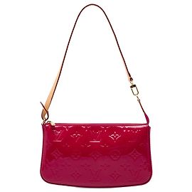 Louis Vuitton Monogram Vernis Pochette Accessoires Schultertasche Rosa