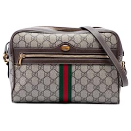 Borsa a tracolla Gucci GG Supreme Ophidia Beige