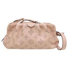 Pink Louis Vuitton Monogram Mahina Scala Mini Pouch Crossbody Bag