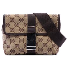 Bolso cinturón Gucci GG Canvas Beige