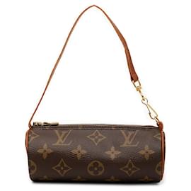 Borsa a mano Louis Vuitton Monogram Papillon Pochette Marrone