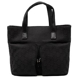 Bolsa Gucci GG Canvas preta