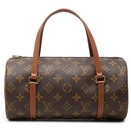 Bolso de mano Louis Vuitton Monogram Papillon 26 Marrón