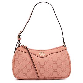 Bolso de hombro Gucci Ophidia Small GG Canvas Rosa