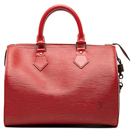 Borsa Boston Louis Vuitton Epi Speedy 25 Rossa