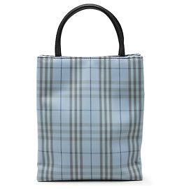 Bolso Burberry House Check de lona azul