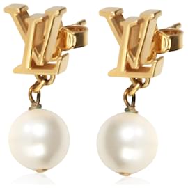 Orecchini Iconic Louisa placcati oro Louis Vuitton