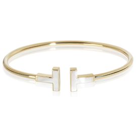 Bracciale Tiffany T Wire in oro giallo e madreperla Tiffany & Co.