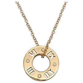 Collana Tiffany & Co. Atlas Pierced Circle in oro rosa 18K