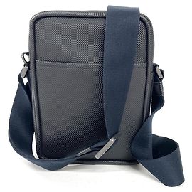 Borsa a tracolla Bottega Veneta in tela rivestita nera