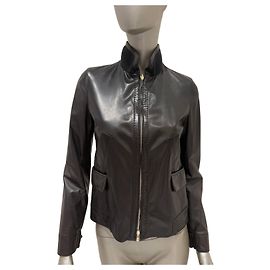 Veste réversible marron/noir Loro Piana - IT 40 d'occasion