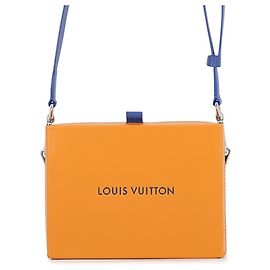 Borsa a pochette Louis Vuitton in pelle Saffron