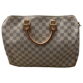 Borsa Louis Vuitton Speedy 35 Damier Azur