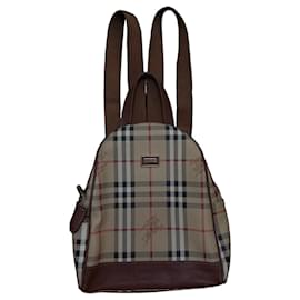 Burberry Haymarket Check Canvas Backpack