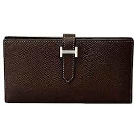 Hermès Hermes Bearn Soufflé Bi-fold langes Portemonnaie