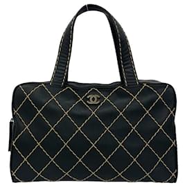 Borsa Chanel Coco Mark Wild Stitch in lambskin